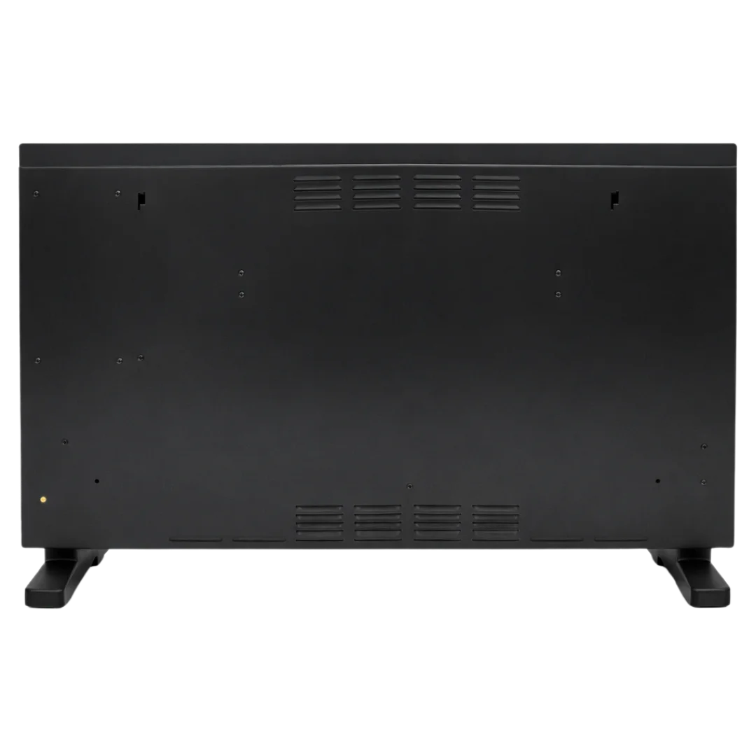 Black Glass Panel Heater with Wifi Controls