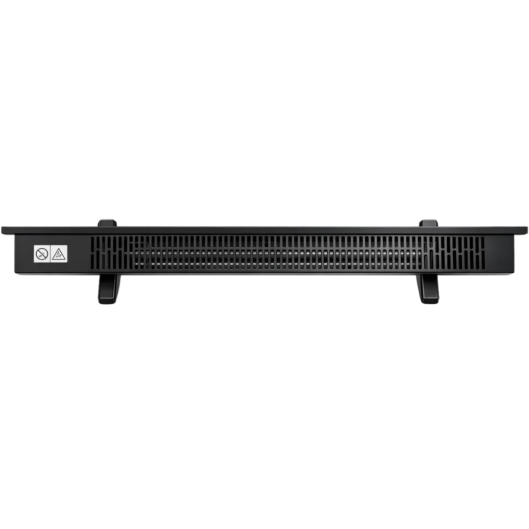 The top of the Senelux heater with a textured surface on a white background