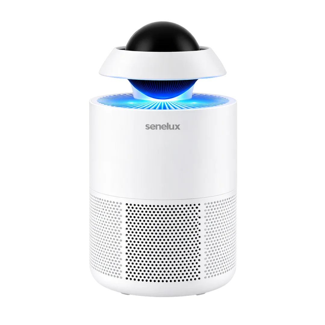 Senelux Air Purifier with blue light shining