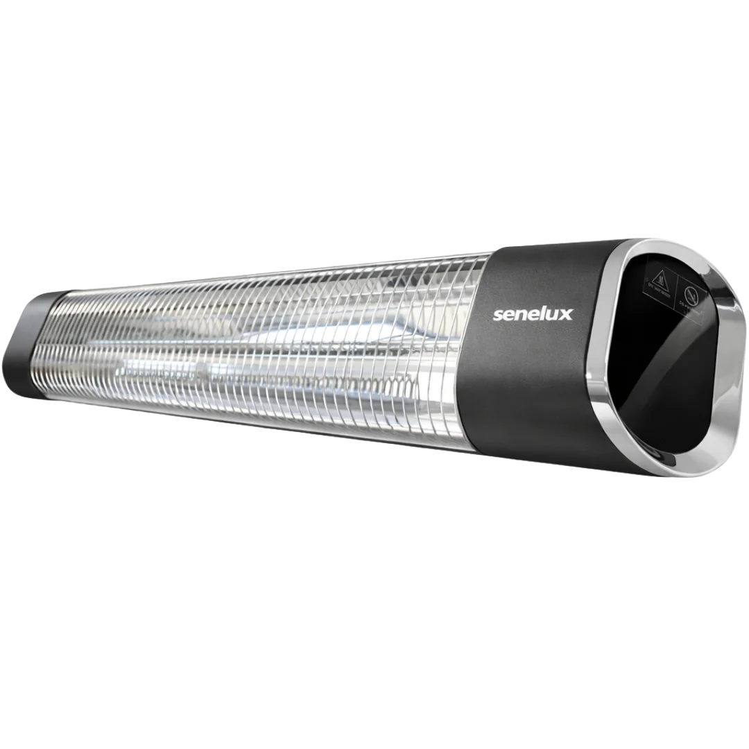 Senelux outdoor heater on a white background
