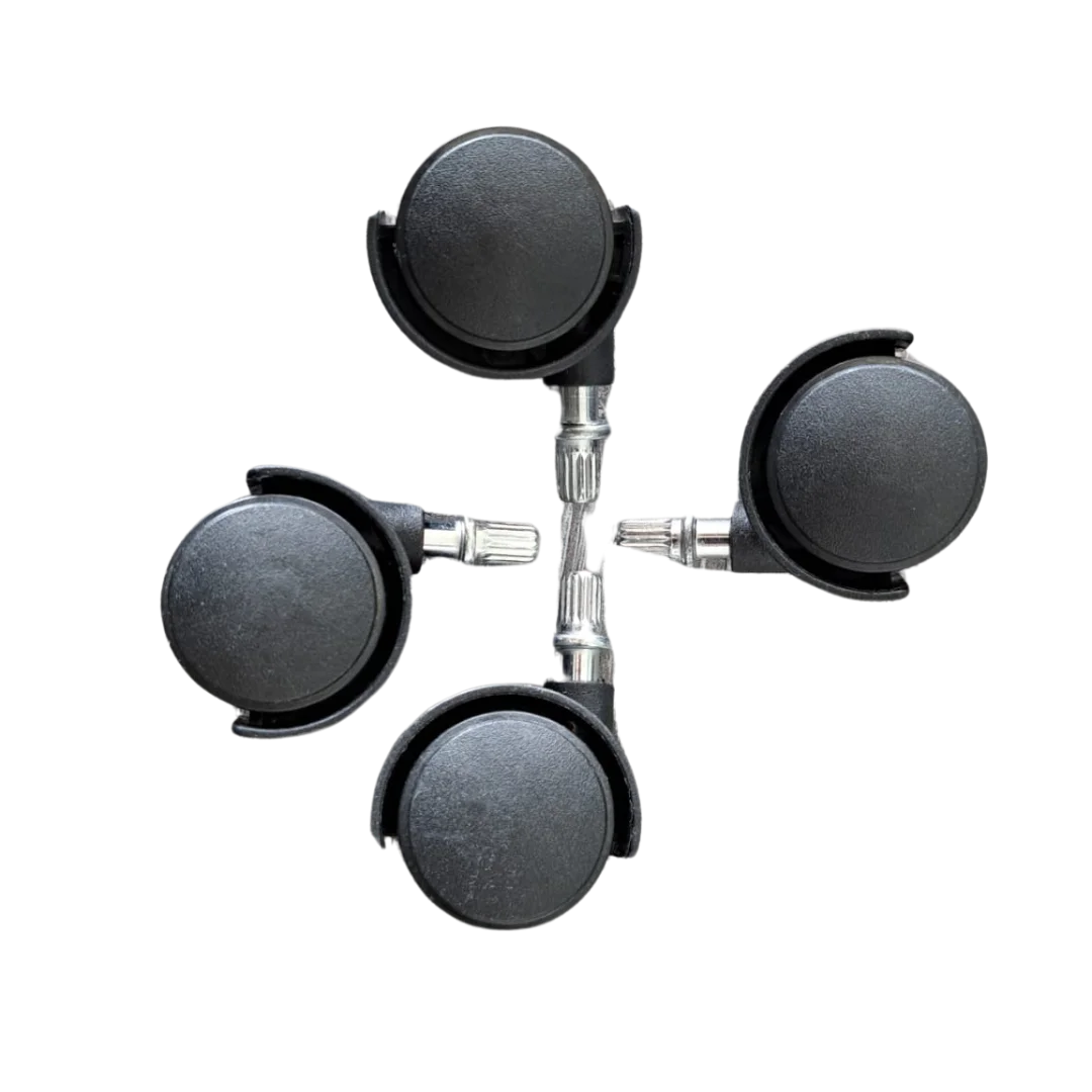 Additional Castor Wheels for the Senelux Glass Panel Heater with Wi-Fi Controls