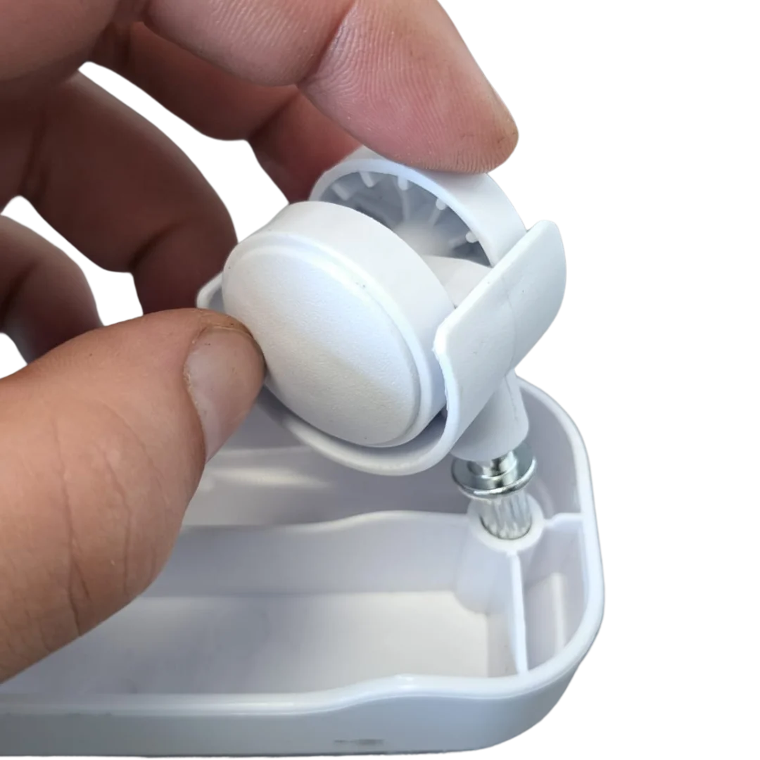 Additional Castor Wheels for the Senelux Glass Panel Heater with Wi-Fi Controls