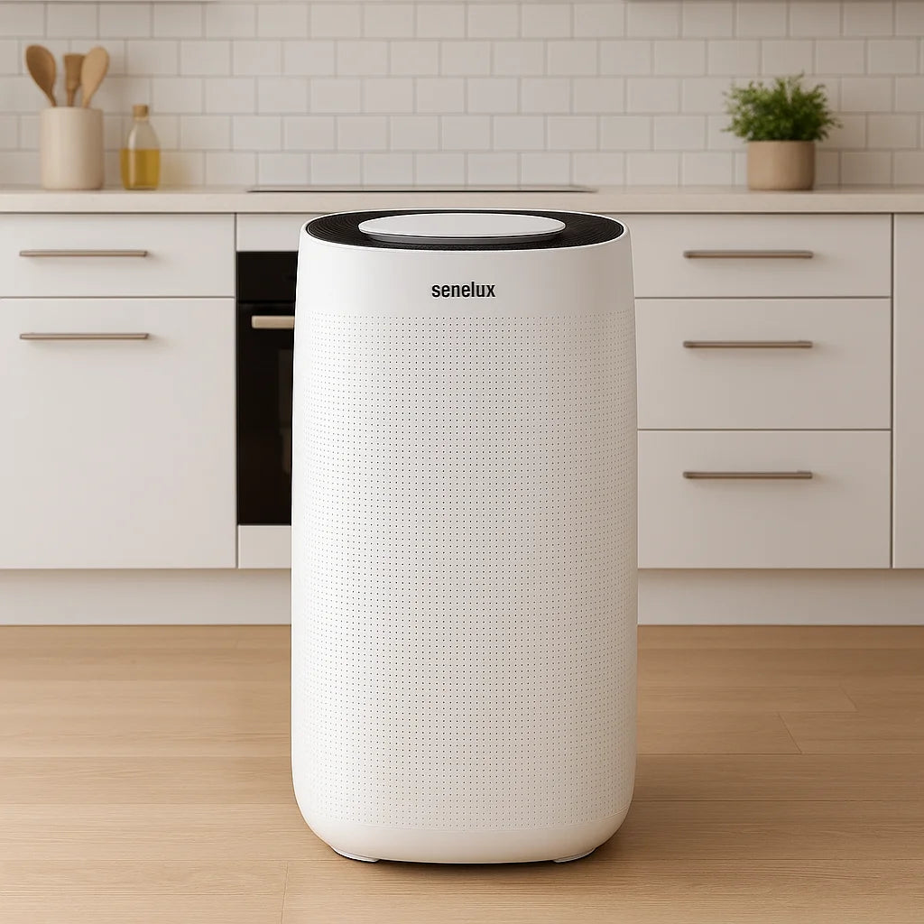 Senelux Primo S12 Portable Smart Dehumidifier | Great Dehumidifier for Bedrooms, Basements or Large Homes