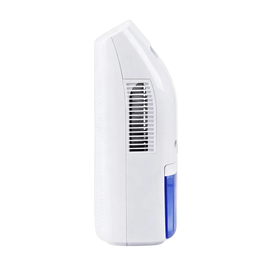 White handheld vacuum cleaner on a white background