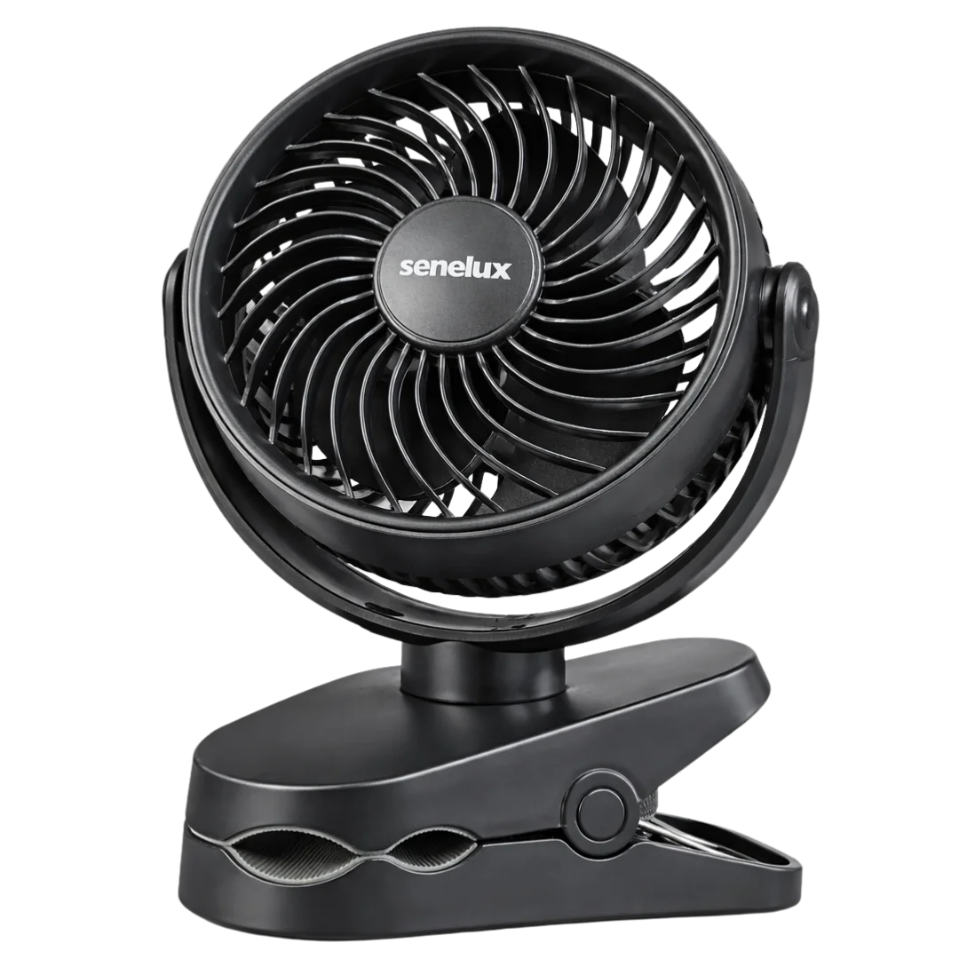 Senelux 5" Wireless Clip-On Fan