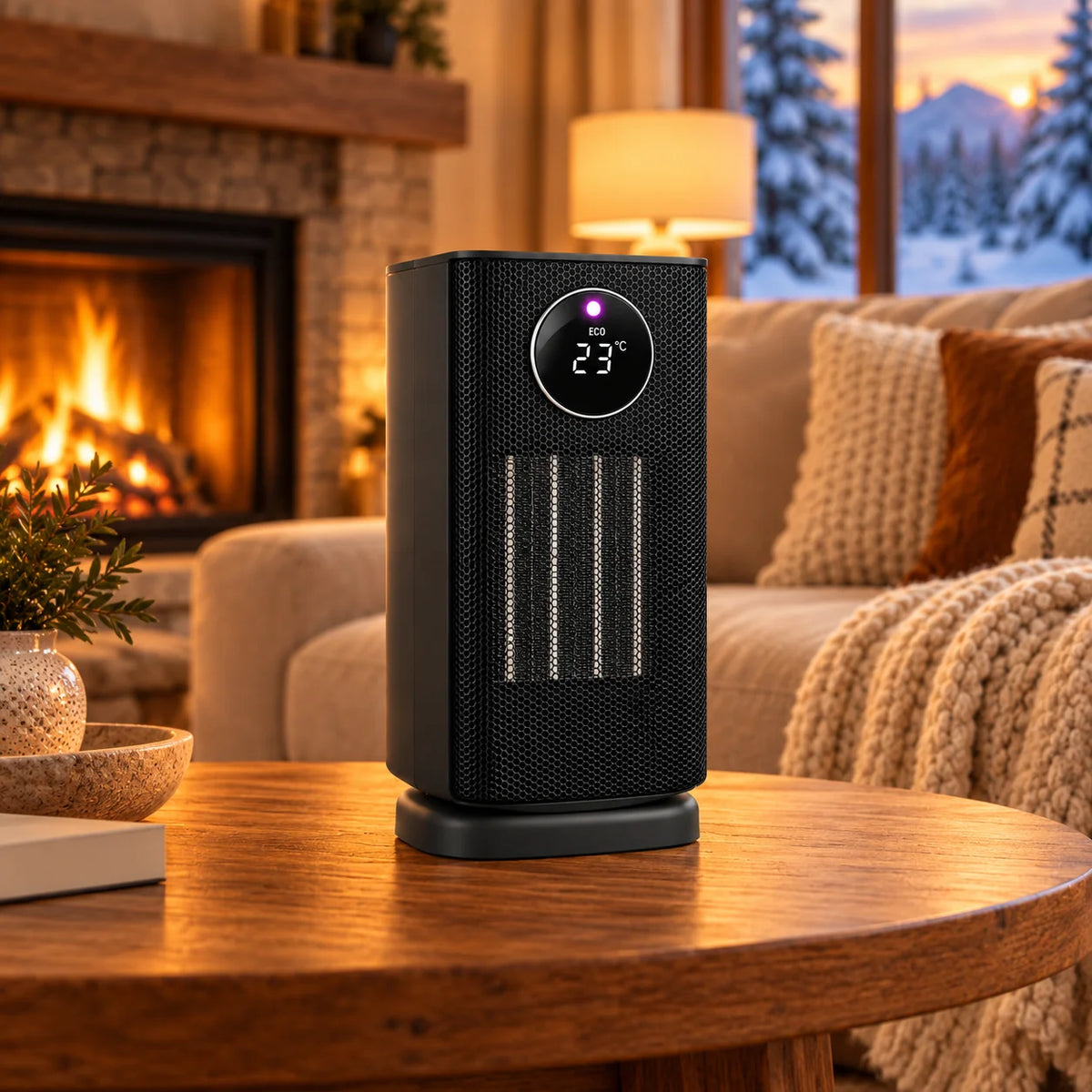 Senelux Mini Heater with Remote Control