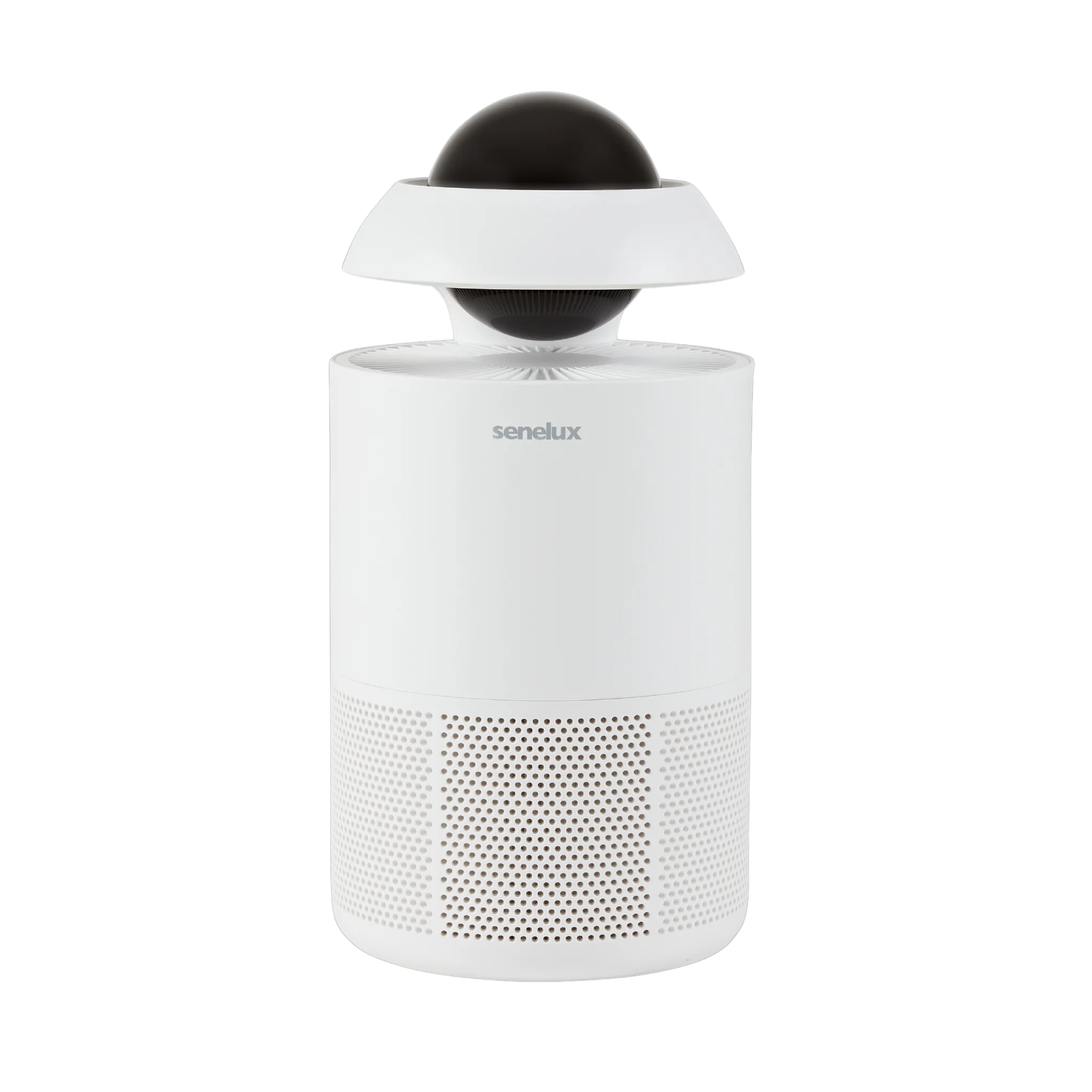 A picture of the front of the Senelux Jupiter Air Purifier turned off
