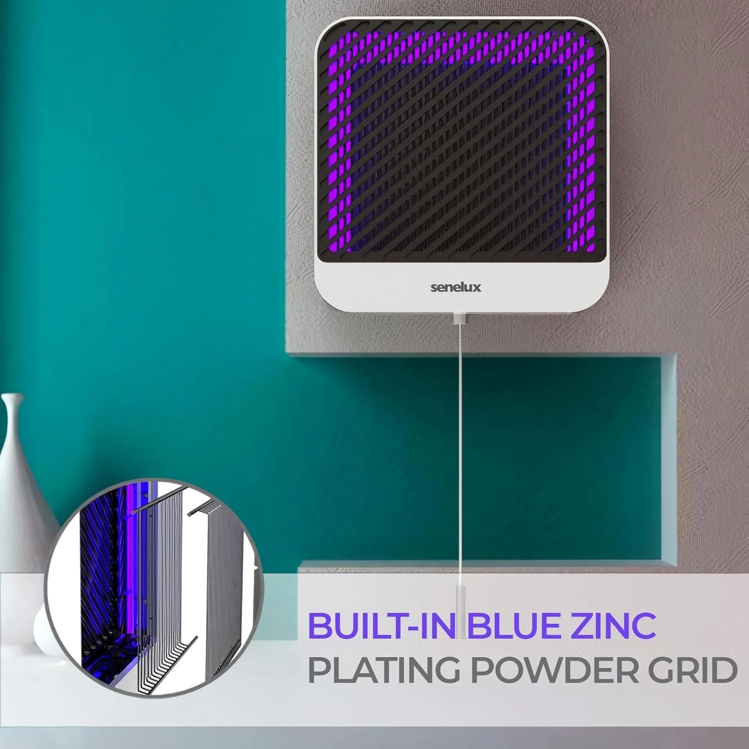 Refurbished - Senelux 5W Wall Mounted Bug Zapper with UV Light Lure