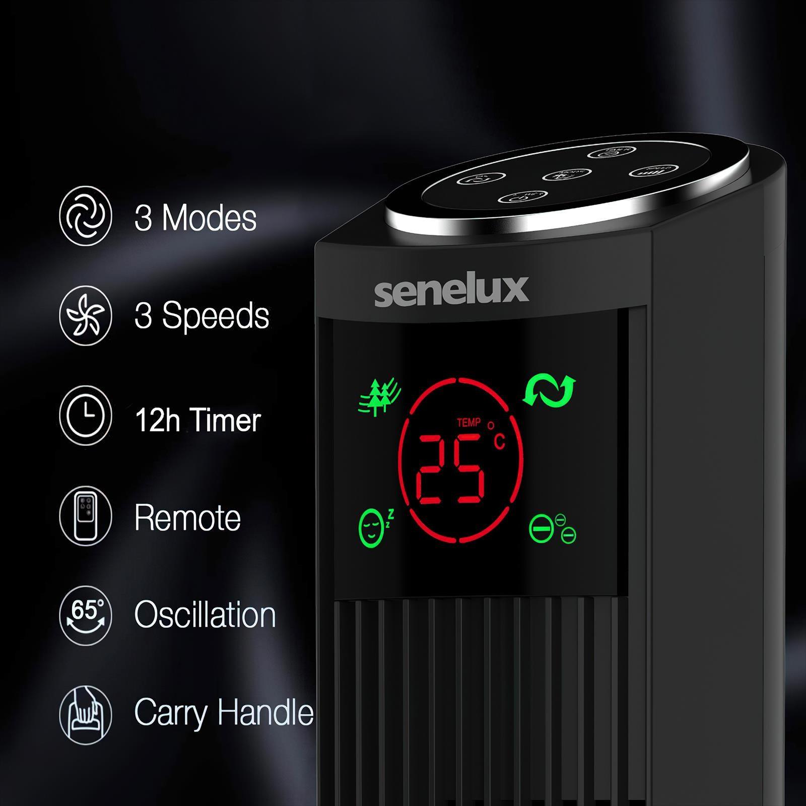 Senelux 36" Oscillating Tower Fan - Senelux
